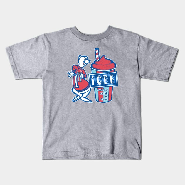 Icee Frozen Drink Kids T-Shirt by Chewbaccadoll